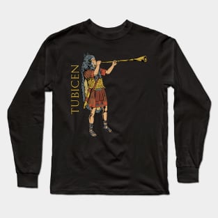 Roman musician in the legion - Tubicen Long Sleeve T-Shirt